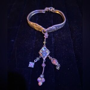 Vintage Bracelet with gem Charms
